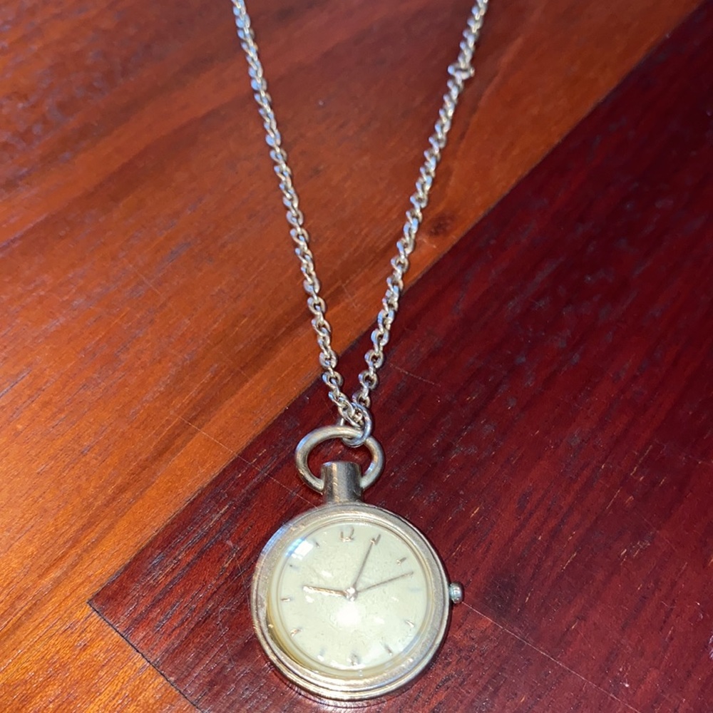 Clock necklace